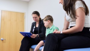 Family in Clinical room