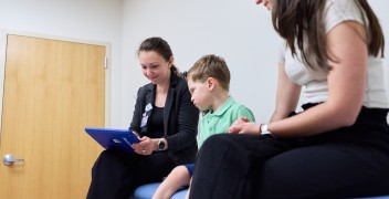 Family in Clinical room
